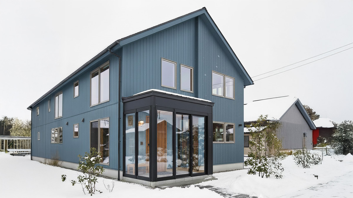 C型（コの字型・U型）風除室