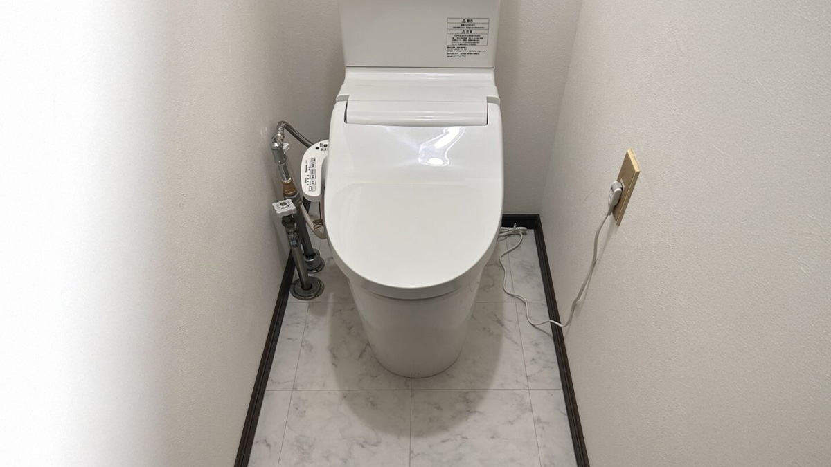 トイレ施工後